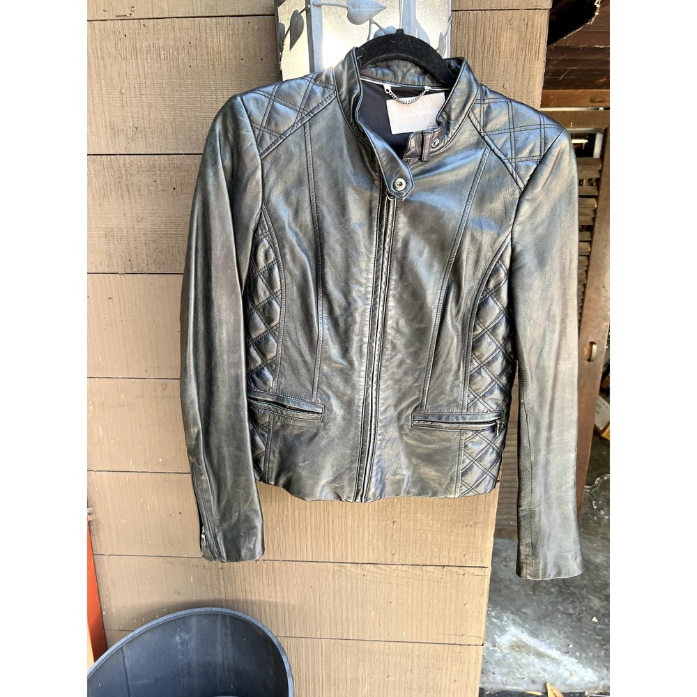 Banana Republic leather jacket size xs